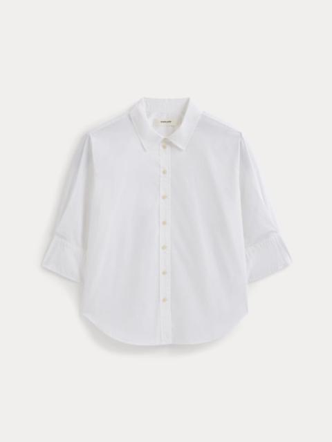 EVERLANE CUFF DETAIL SHIRT IN LIGHTWEIGHT COTTON