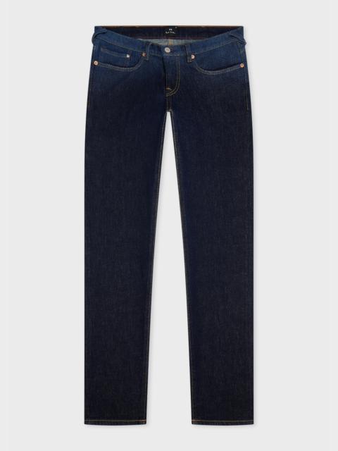 Paul Smith Tapered-Fit Laser-Fade 'Organic Vintage Stretch' Jeans