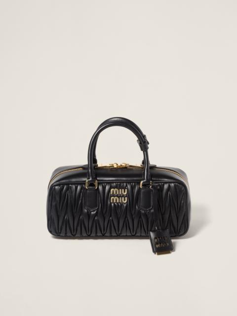 Arcadie matelassé nappa leather bag