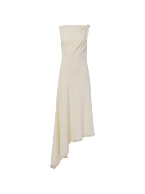 Monse asymmetric twisted midi dress