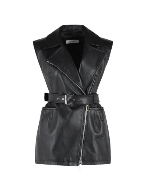 Sportmax belted sleeveless jacket