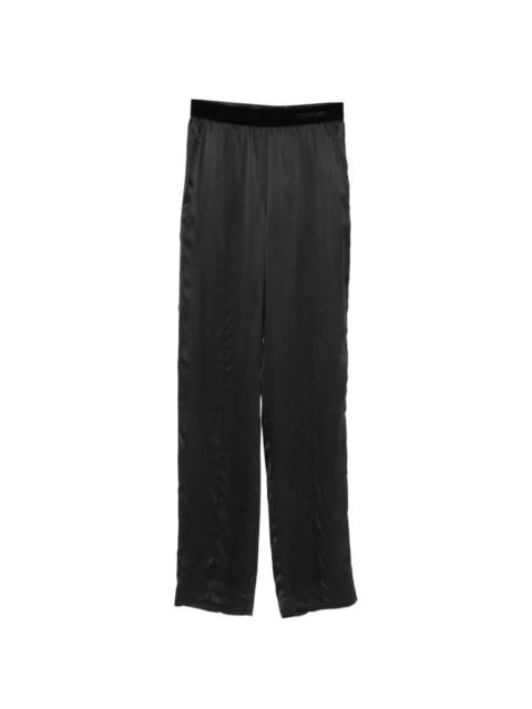 TOM FORD Peach-Feel silk satin PJ trousers