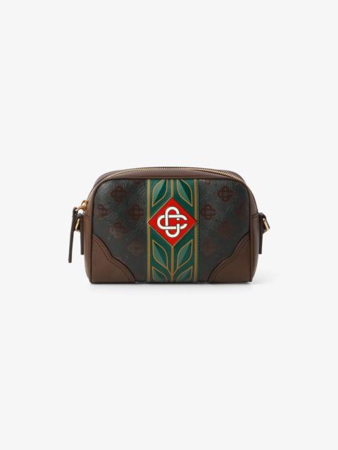 CASABLANCA Brown Monogram Crossbody Bag