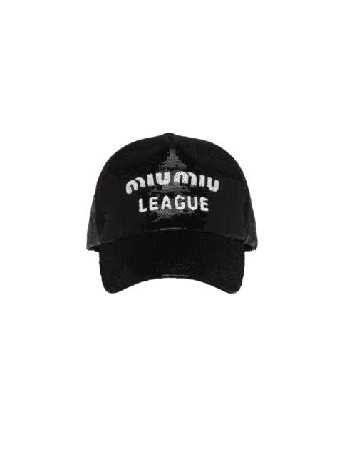 Miu Miu Sequined baseball cap