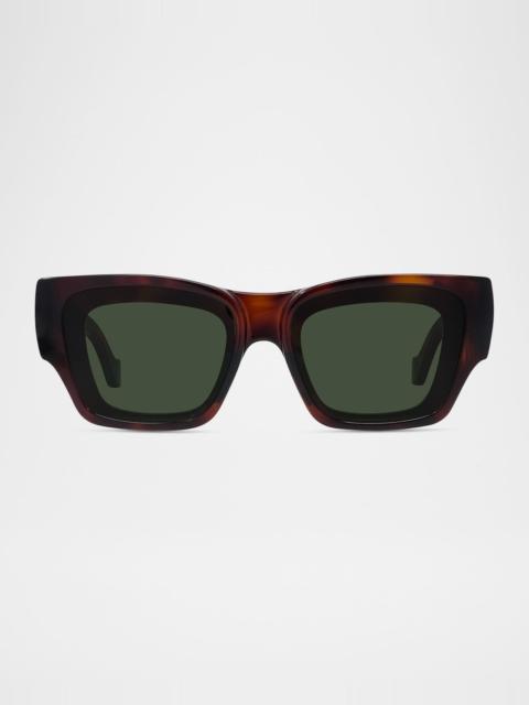Loewe Signature Logo-Print Square Sunglasses