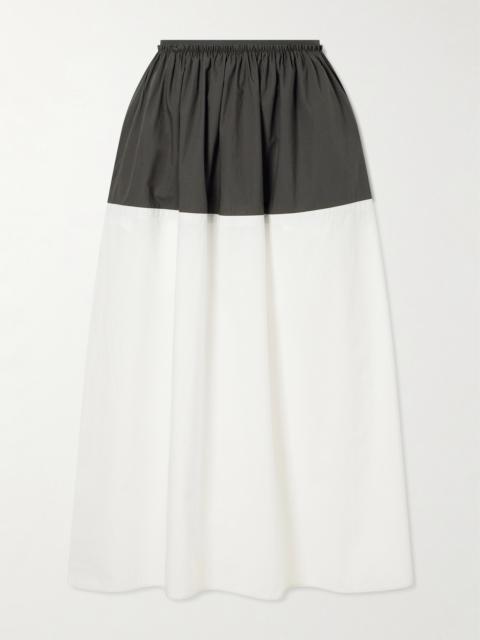 Proenza Schouler Nyla Cotton-poplin Midi Skirt