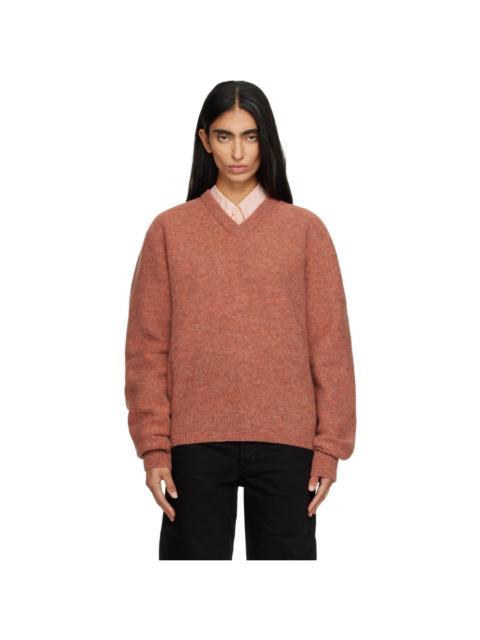 Lemaire Pink V-Neck Sweater