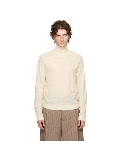 JW Anderson Off-White Logo Turtleneck