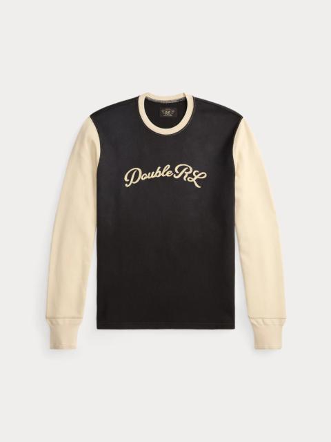 RRL by Ralph Lauren Logo Two-Tone Jersey T-Shirt
