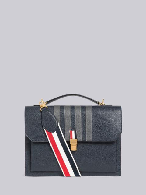 Thom Browne Pebble Grain Leather 4-Bar School Bag