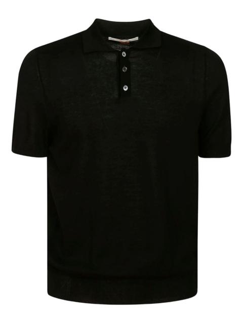 ALPHA INDUSTRIES buttoned-collar polo shirt