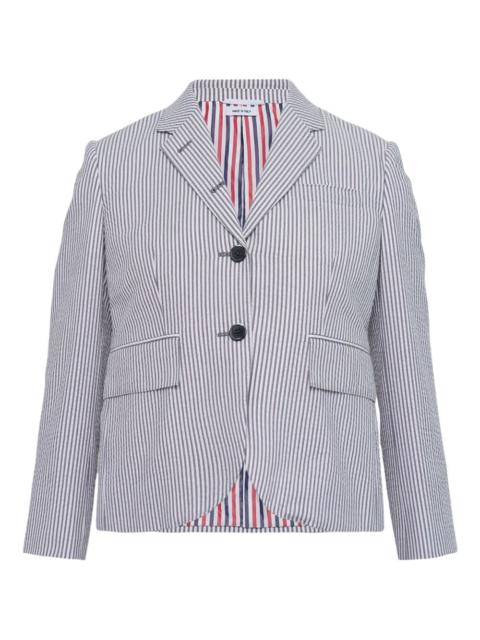 Thom Browne high armhole sport striped-pattern jacket
