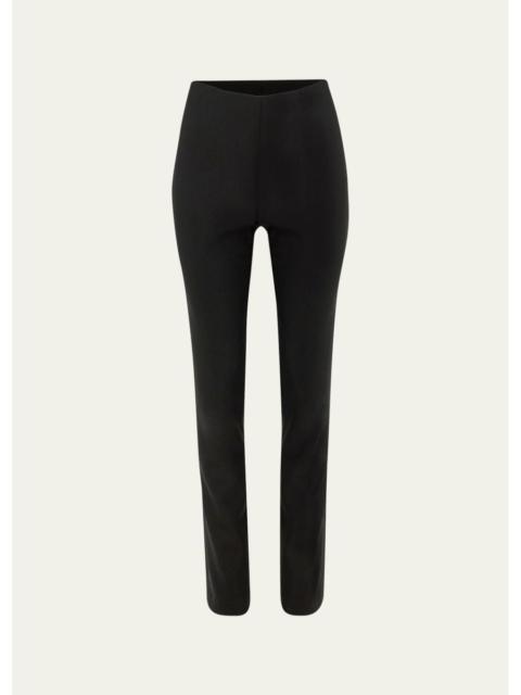 CAROLINA HERRERA Wool Slim-Leg Ankle Cigarette Pants