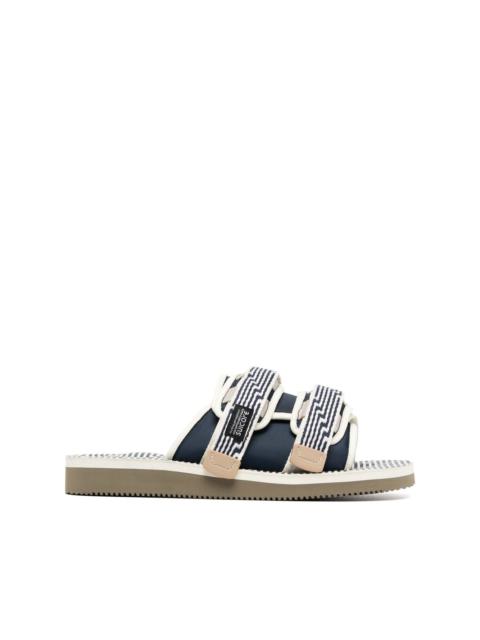 Suicoke MOTO jacquard touch-strap sandals