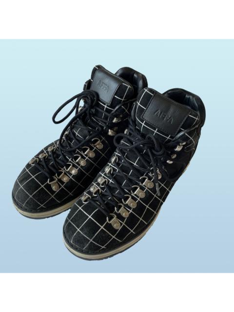 visvim×affa check design trekking boots visvim X Affa Serra boots | jlopzzg | REVERSIBLE