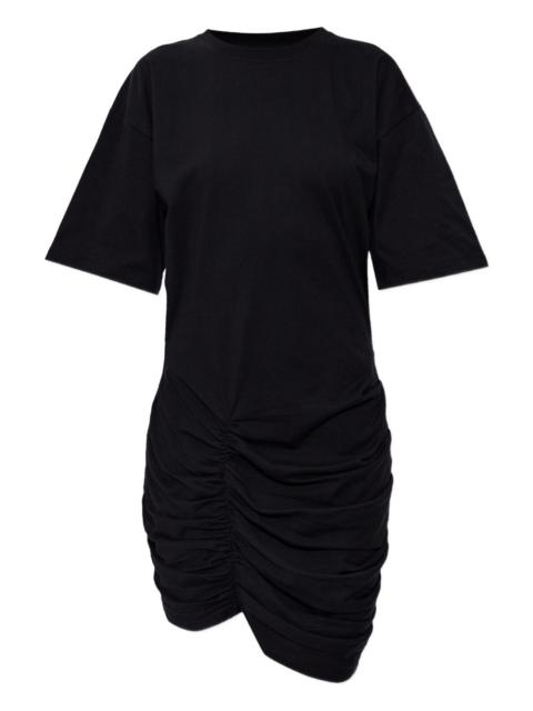Balmain ruched-detail T-shirt dress