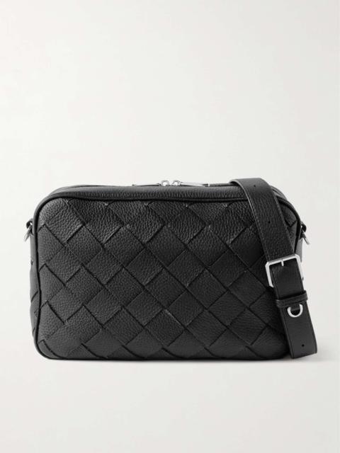 【BOTTEGA VENETA】INTRECCIATO MESSENGER BAG BOTTEGA VENETA Cassette Intrecciato Leather Messenger Bag