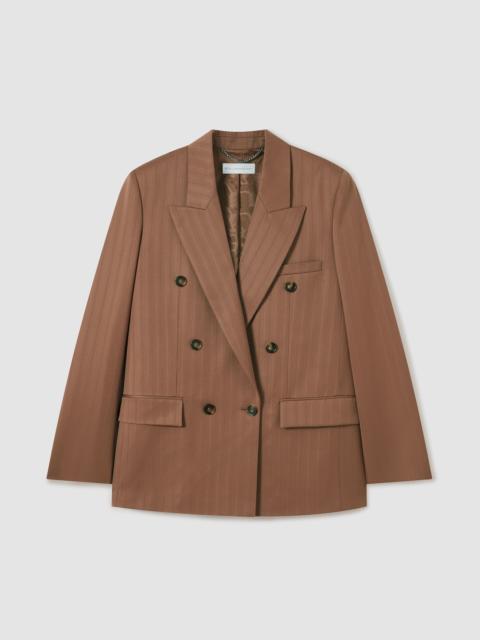 Stella McCartney Oversized Pinstripe Double-Breasted Blazer