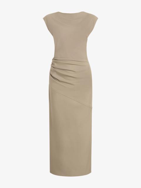 Proenza Schouler Katia Dress in Wool Gabardine