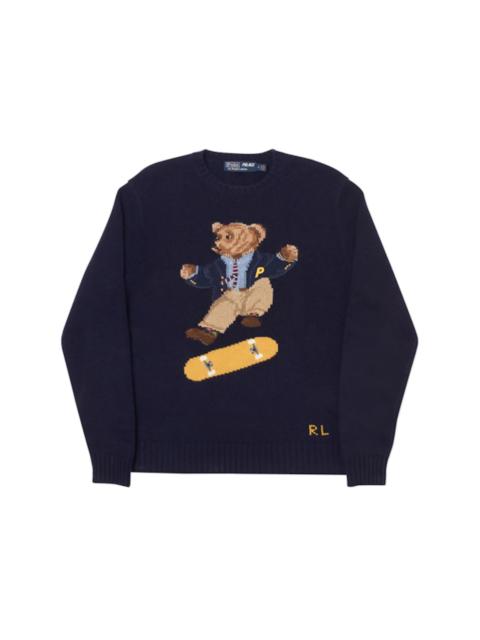 Palace Ralph Lauren Skate Polo Bear Sweater Aviator Navy