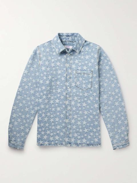 ERL Denim-Jacquard Overshirt