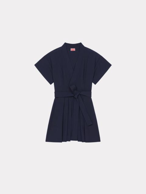 KENZO Kimono virgin wool mini dress