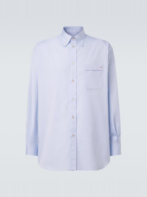 Valentino VGold cotton Oxford shirt