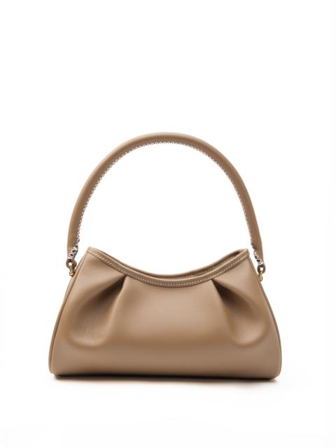 Elleme Dimple Leather Rock/White Stitches