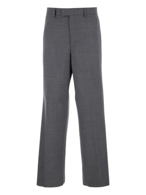 EMPORIO ARMANI belt-loops welt pocket trousers
