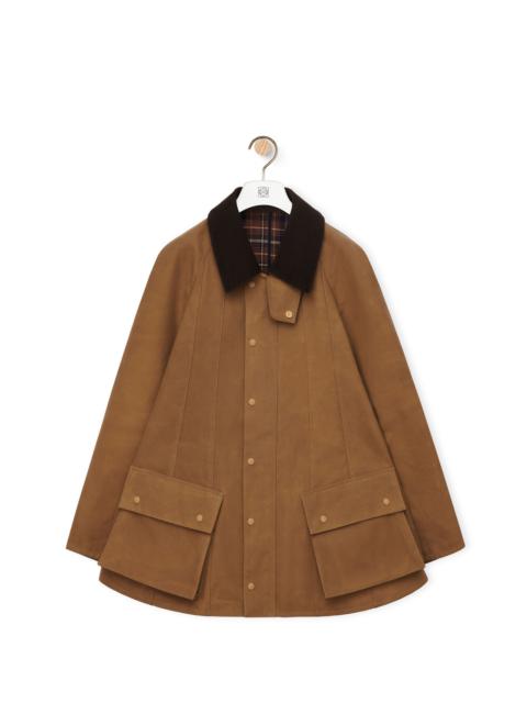 Loewe Trapeze parka in waxed cotton