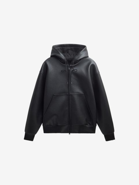The Frankie Shop Kodai Faux Leather Bomber Jacket - Black
