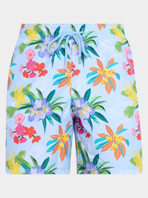 Vilebrequin Men's Garden Turtles Swim Trunks