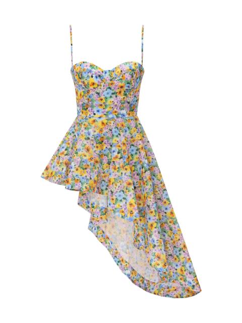 Zimmermann CLASH PEPLUM BUSTIER TOP