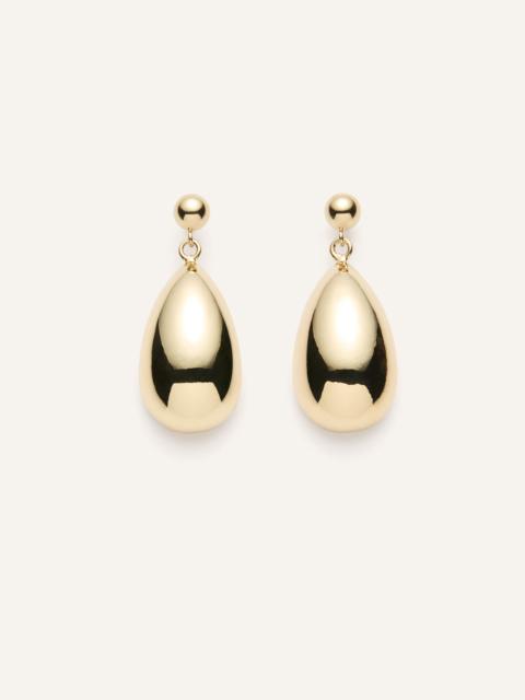 MAGDA BUTRYM Classic teardrop earrings in gold