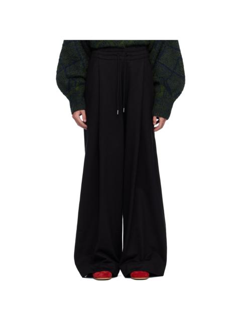 Dries Van Noten Black Loose Sweatpants