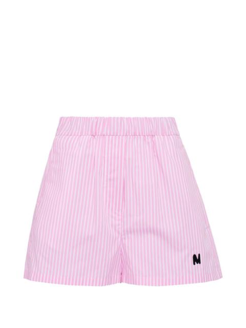 MSGM striped shorts