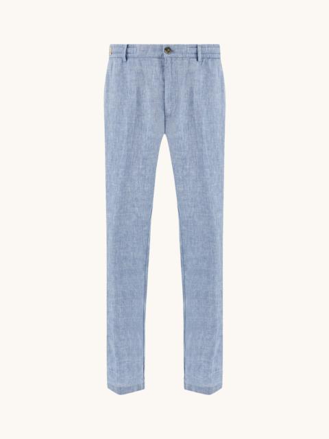 Paul & Shark LINEN CHINO PANTS WITH DRAWSTRING