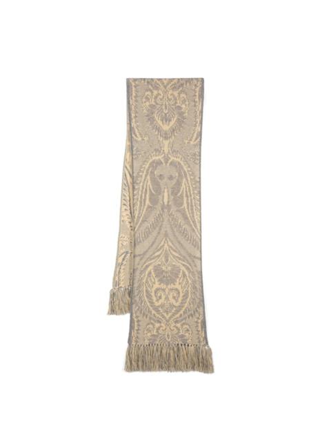 Etro Barocco jacquard-knit scarf