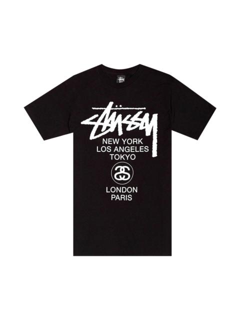 Stüssy Stussy World Tour Tee 'Black'