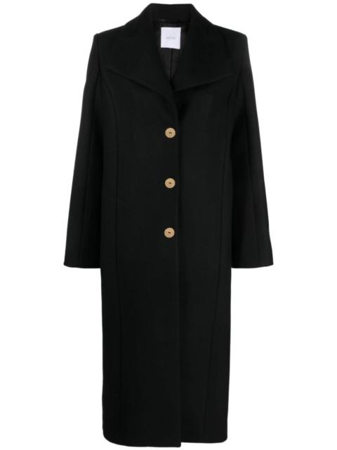 PATOU single-breasted wool-blend coat