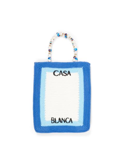 CASABLANCA Atlantis Beaded Crochet Bag