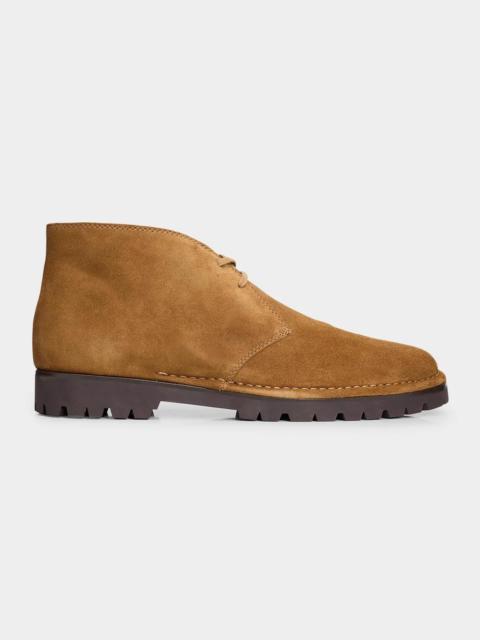 Vince Men's Jerome Suede Lug-Sole Chukka Boots
