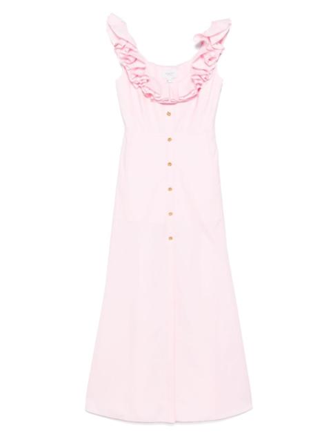 GIAMBATTISTA VALLI ruffled-detail midi dress
