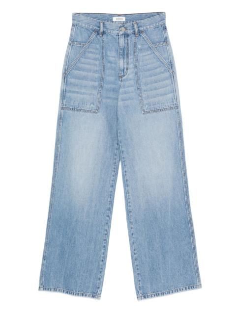 Sandro side-pocket jeans