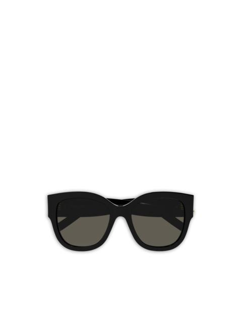 SAINT LAURENT oversized-frame sunglasses