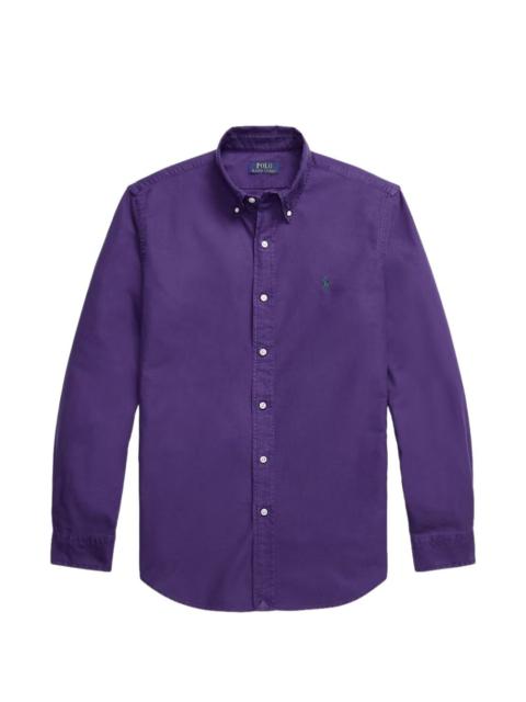 Polo Ralph Lauren Custom Fit garment-dyed Oxford shirt