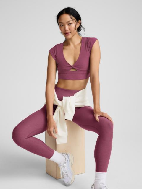 BEYOND YOGA Spacedye Get It Twisted Cropped Tee