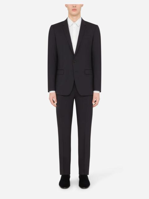 Stretch wool Martini-fit suit