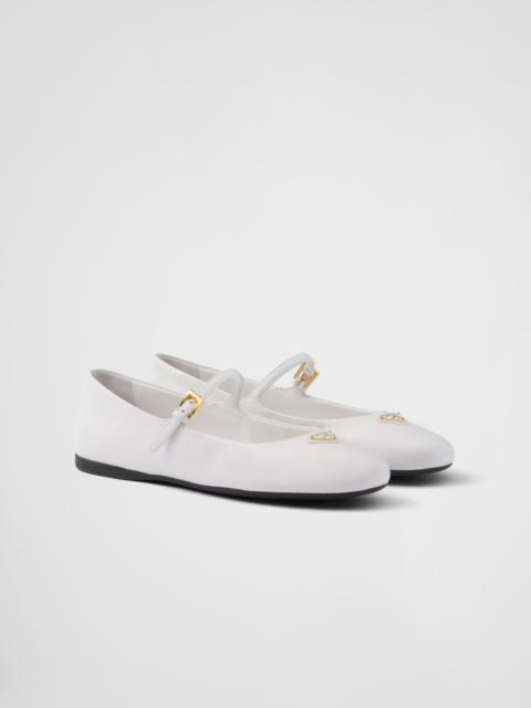 Prada Nappa leather ballerinas