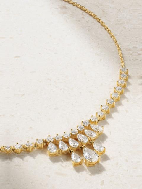 ANITA KO Daphne 18-karat gold diamond necklace Gold